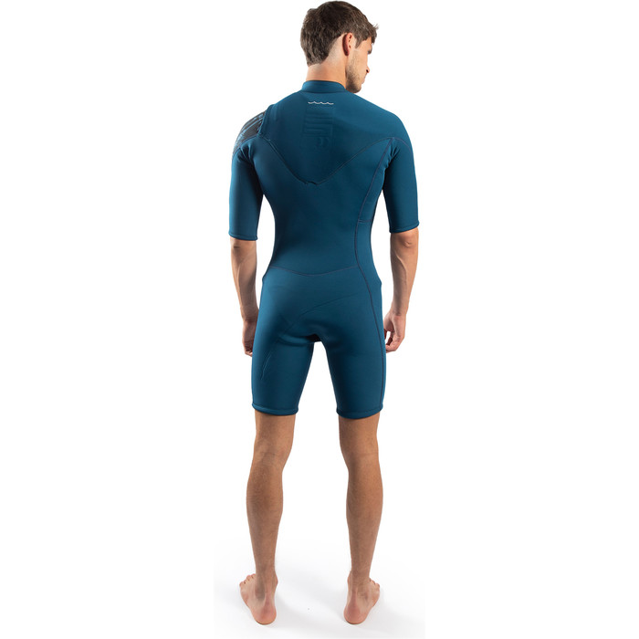 2024 Gul Mens Response Echo 3/2mm Shorty Wetsuit RE3325-C1 - Navy / Nucamo